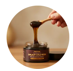 Take one pea-sized amount (250–400 mg) using the provided spoon.